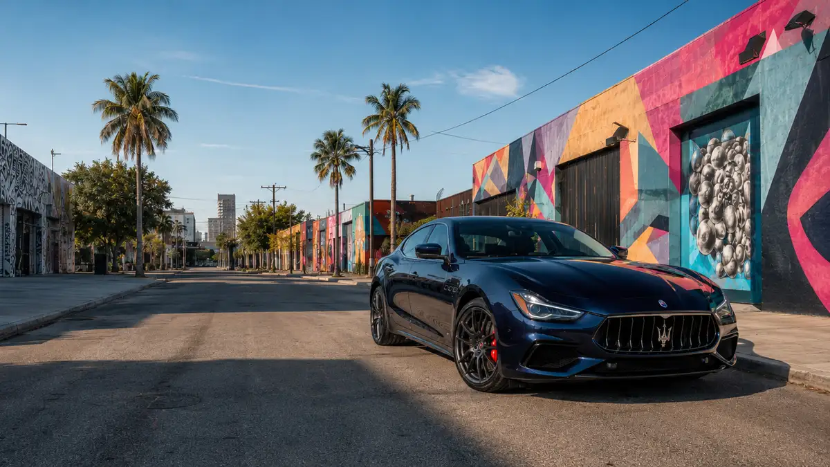 A Maserati Ghibli in West Palm Beach, FL