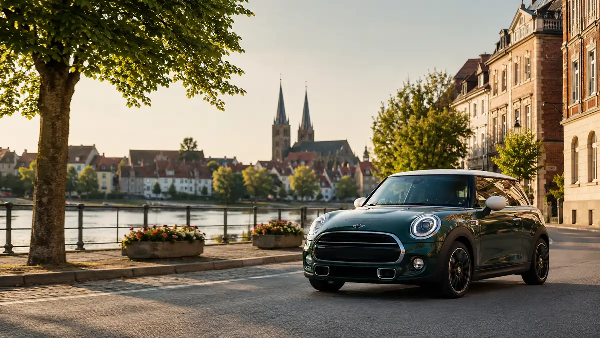 A MINI Cooper in West Palm Beach, FL